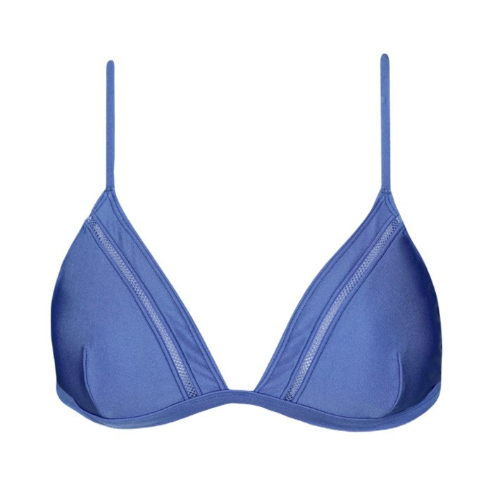 BARTS ISLA FIXED TRIANGLE BIKINI TOP - BLUE