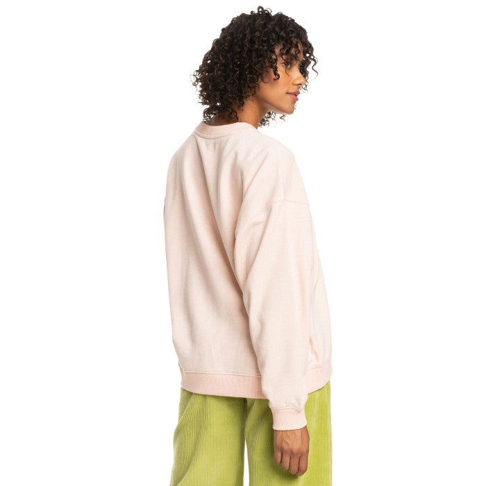 ROXY TAKE YOUR PLACE C SWEATER - PALE DOGWOOD