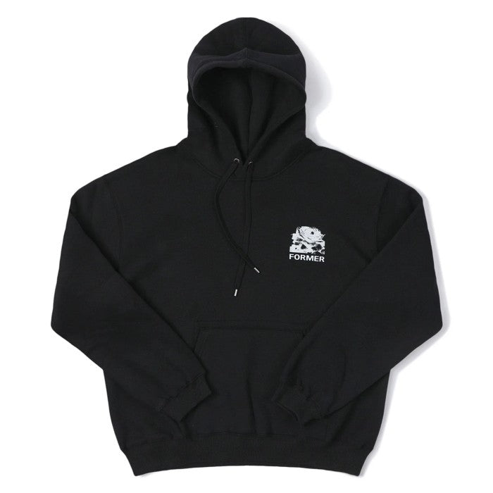 FORMER ROSE CRUX HOOD HOODIE - BLACK