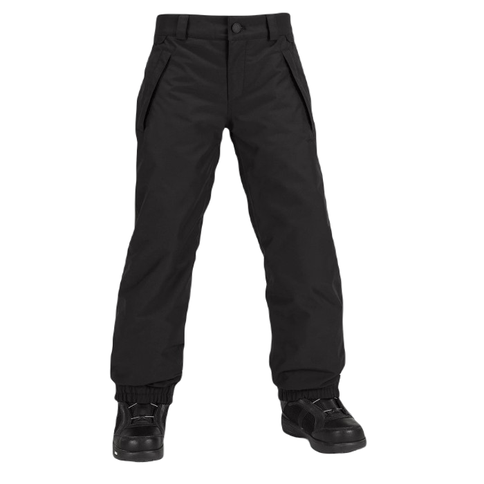 VOLCOM FERNIE INSULATED SNOWBOARD PANTS (KIDS, BOYS) - BLACK