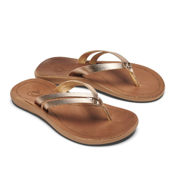 OLUKAI KAPEHE LUANA FLIP-FLOPS – BUBBLY/SAHARA