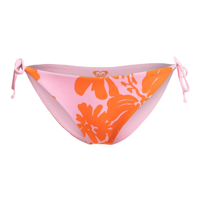 ROXY SURF.KIND.KATE TIE SIDE BIKINI PANTS - PINK FROSTING MY KIND OF HIBIS