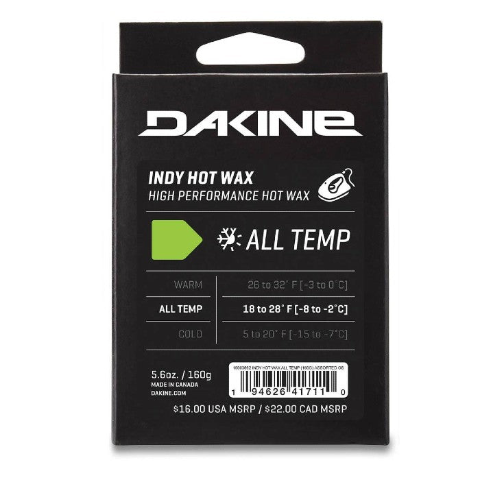 DAKINE INDY HEISSWACHS ALLE TEMP (160G) SORTIERT