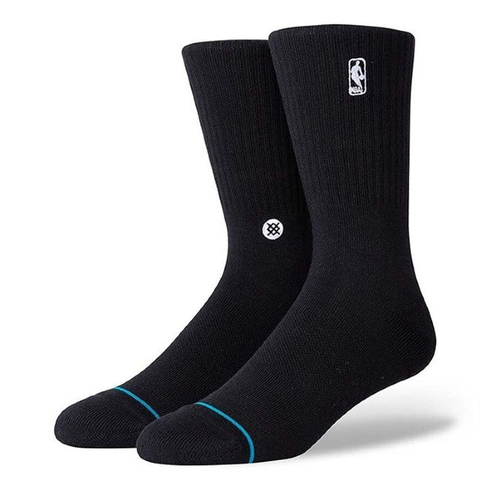 STANCE LOGOMAN ST CREW SOCKS - BLACK