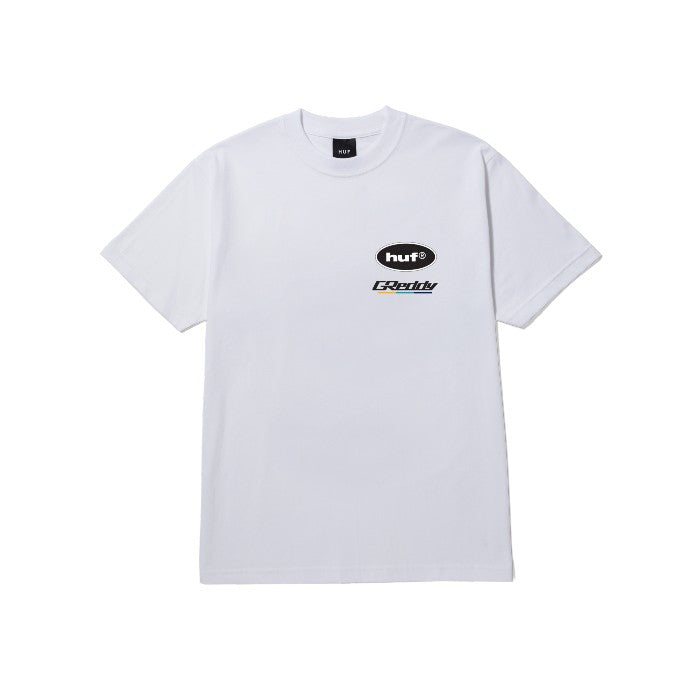 HUF X GREDDY SHORT SLEEVE T-SHIRT - WHITE