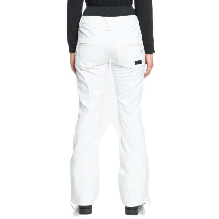 ROXY RISING HIGH SKINNY TECHNICAL SNOWBOARD PANTS - BRIGHT WHITE