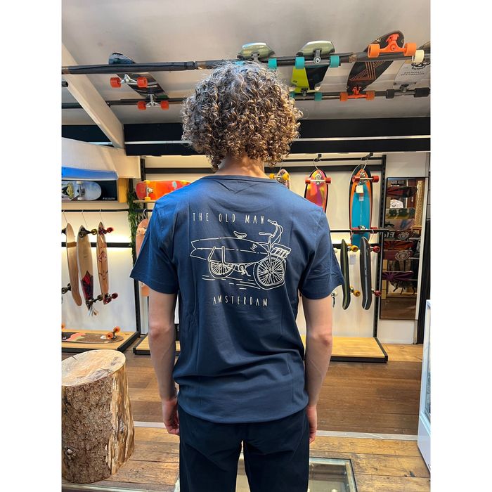 VISSLA X THE OLD MAN T-SHIRT - DARK DENIM