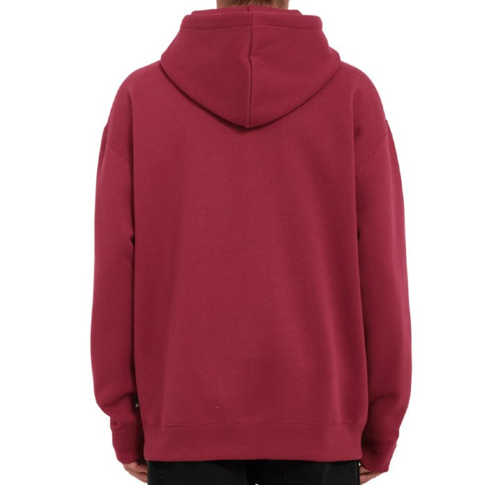 VOLCOM SINGLE STONE PULLOVER/HOODIE - WINE