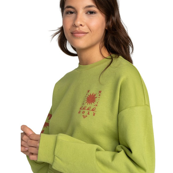 ROXY WIN THE GAME SWEATER - FERN