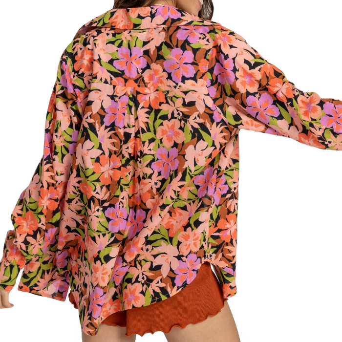 BILLABONG SWELL OVERSHIRT/BLOUSE - MULTI