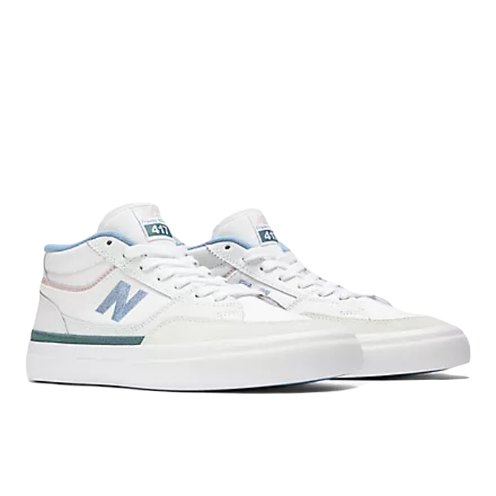 NEW BALANCE NUMERIC FRANKY VILLANI 417 SCHOENEN - WHITE/BLUE LAGUNA