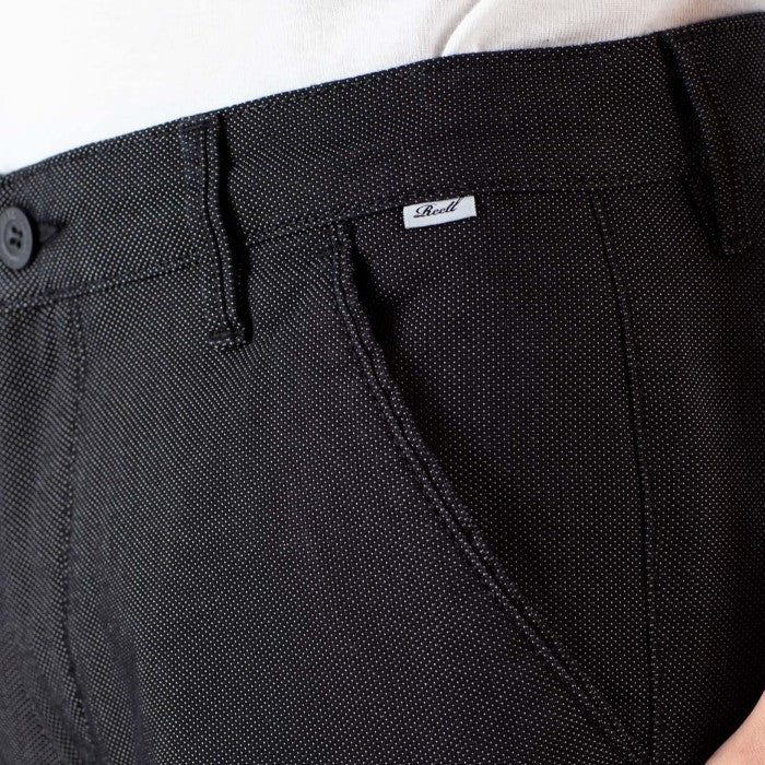 REELL SUPERIOR FLEX CHINO TROUSERS - SUPERIOR BLACK