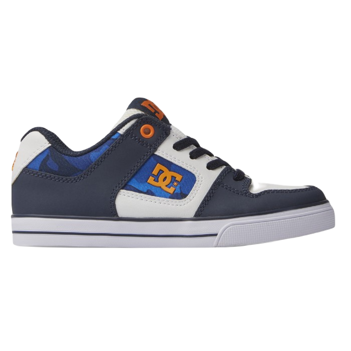 DC SHOES PURE ELASTIC SCHOENEN (KIDS) - SHADY/BLUE ORANGE