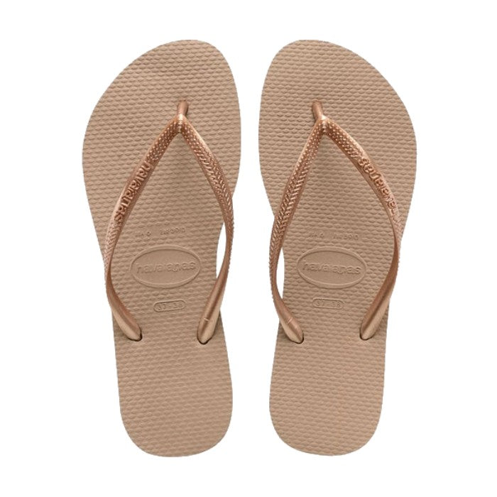 HAVAIANAS SLIM TEENSLIPPERS - ROSE GOLD