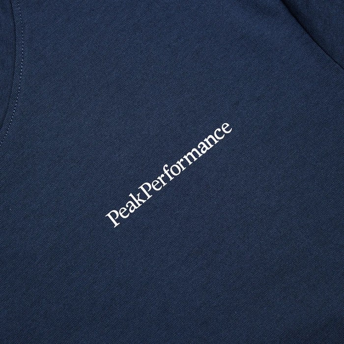 PEAK PERFORMANCE EXPLORE LOGO T-SHIRT - BLUE SHADOW (2N3)