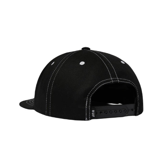 HUF SET TRIPLE TRIANGLE SNAPBACK PET - BLACK/WHITE