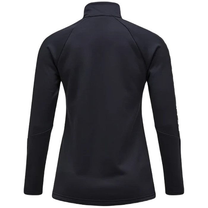 PEAK PERFORMANCE  RIDER ZIP TUSSENLAAGJAS - BLACK