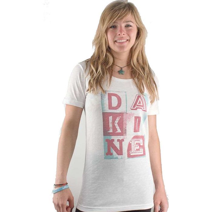 DAKINE LETTER ICONS T-SHIRT - PINK The Old Man Boardsports Dakine