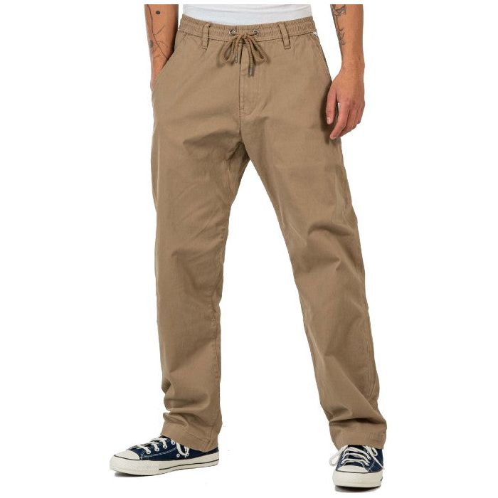 REELL REFLEX LOOSE CHINO BROEK - DARK SAND