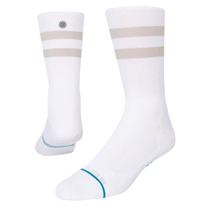 STANCE FRANCHISE UL CREW SOCKS - WHITE