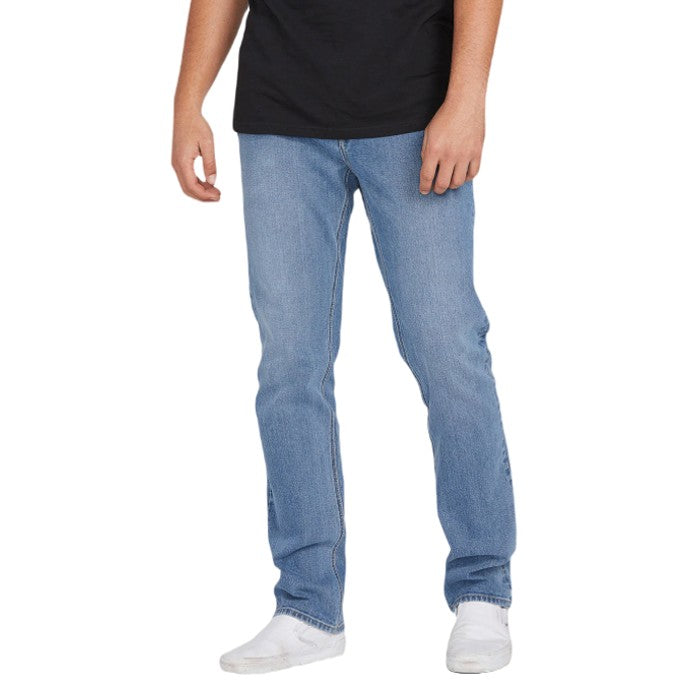 VOLCOM SOLVER MODERN FIT JEANS - OLD TOWN INDIGO