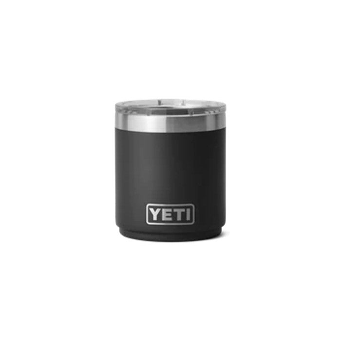 YETI RAMBLER® 10 OZ (296 ML) STAPELBARE DUBBELWANDIGE LOWBALL BEKER - BLACK