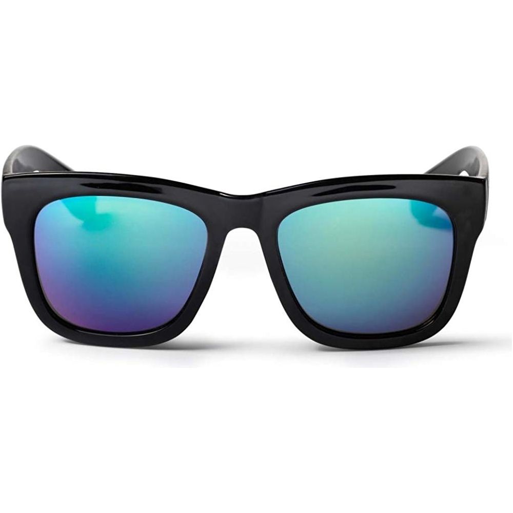 CHEAPO HAZE SUNGLASSES - BLACK / BLUE MIRROR