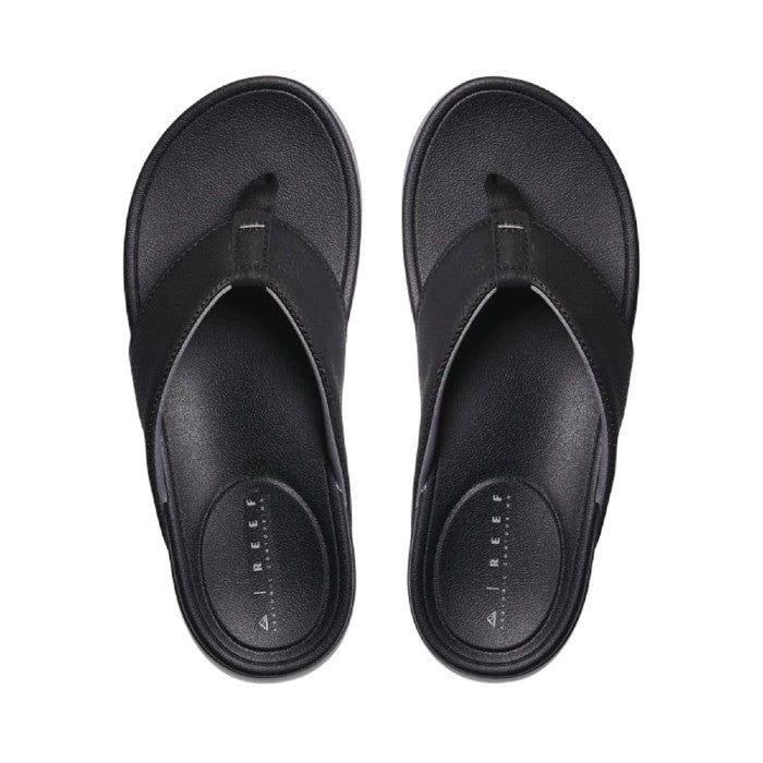 REEF CUSHION BONZER TEENSLIPPERS - BLACK/GUM