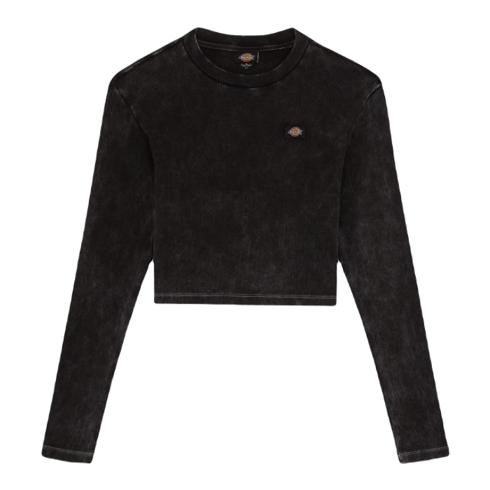 DICKIES NEWINGTON LONG SLEEVE T-SHIRT - ACID BLACK