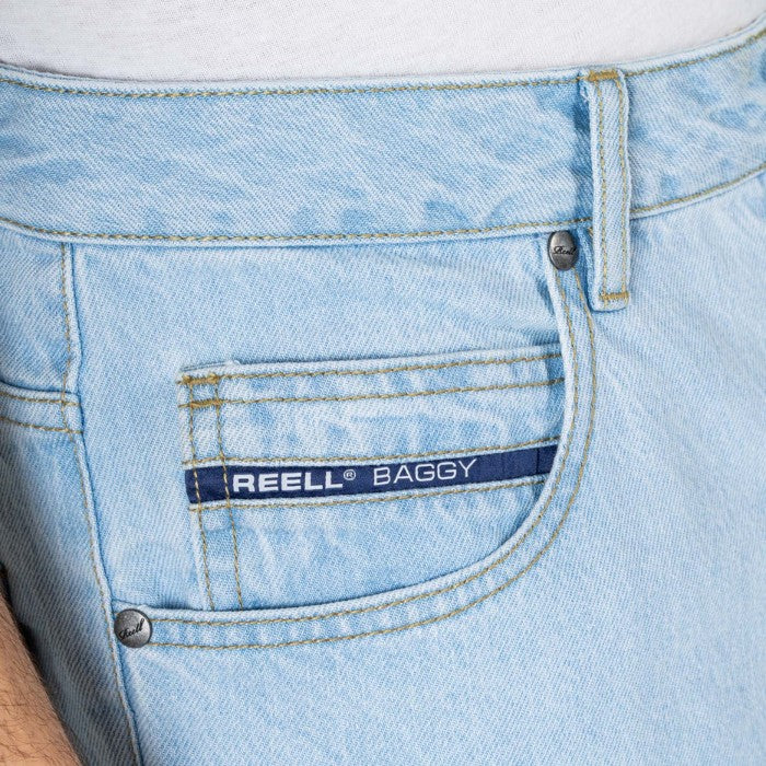 REELL BELMONT KORTE BROEK - ORIGIN LIGHT BLUE