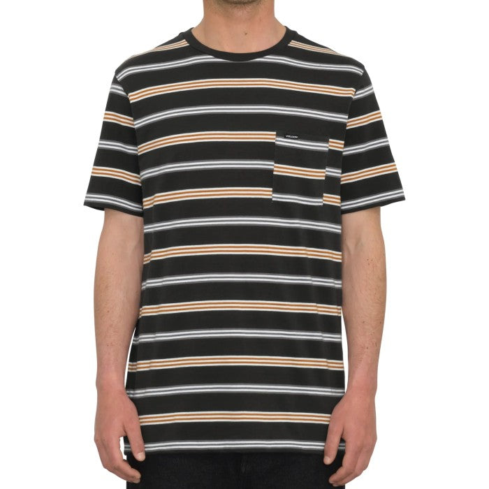 VOLCOM BONGO CREW SHORT SLEEVE T-SHIRT - STEALTH