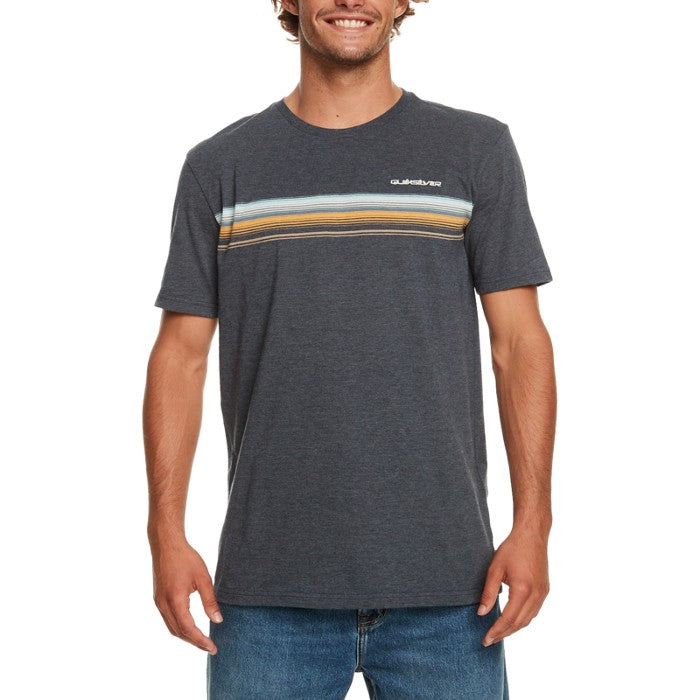 QUIKSILVER FADE IT BACK T-SHIRT - NAVY BLAZER FADE IT BACK