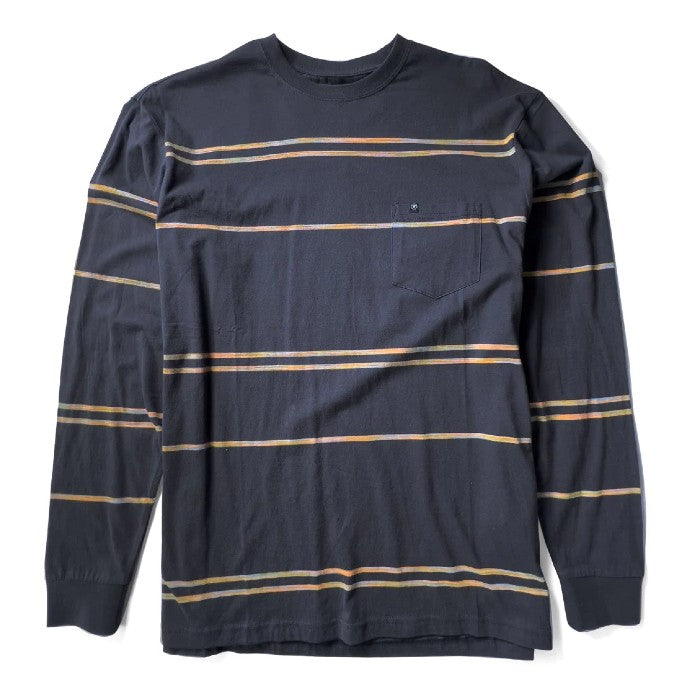 VISSLA SPACED OUT ECO LONG SLEEVE T-SHIRT - PHANTOM