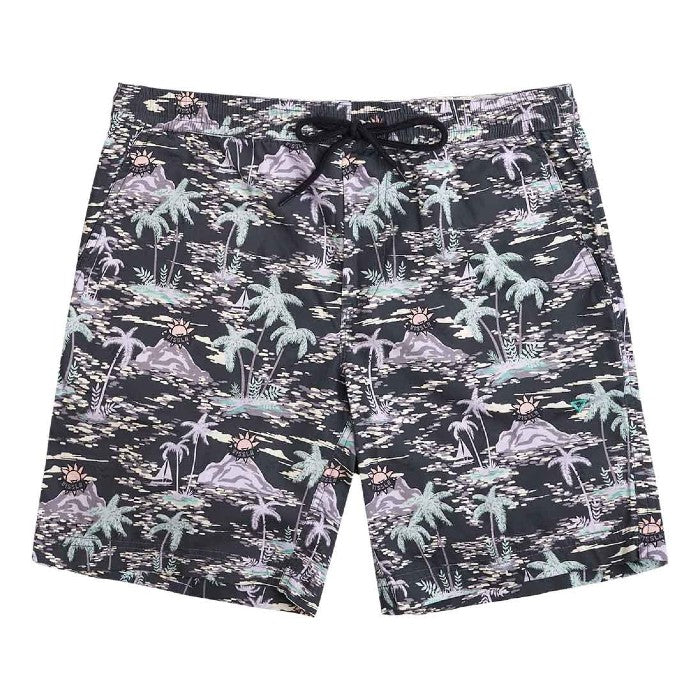 VISSLA TROPICAL 17" KORTE BROEK - PHANTOM