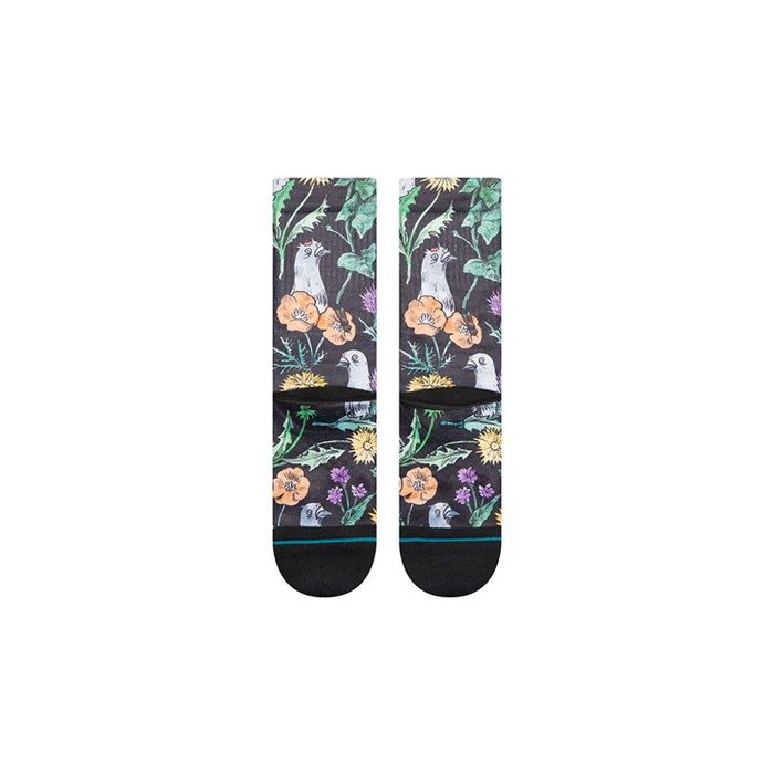 STANCE JUST FLOCKED SOCKS – SCHWARZ