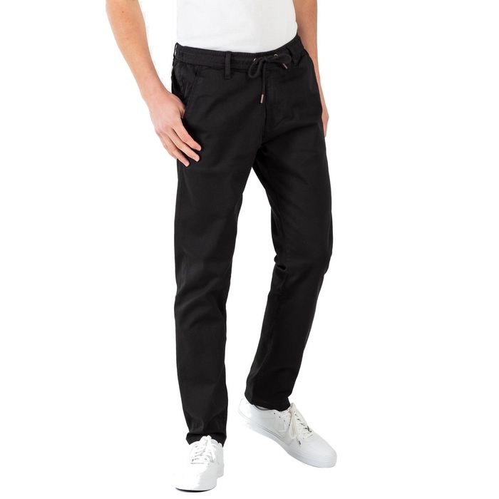 REELL REFLEX EASY ST CHINO LANGE BROEK - BLACK