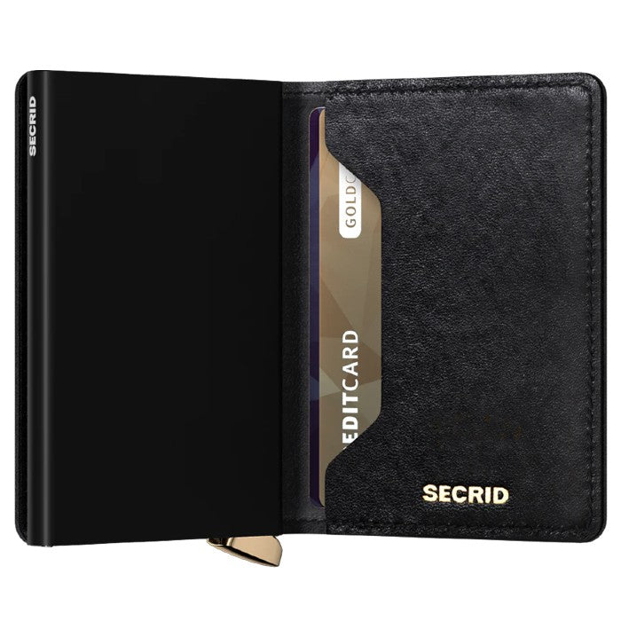 SECRID PREMIUM SLIMWALLET PORTEMONNEE - EMBOSS DIAMOND BLACK