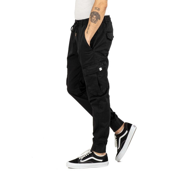 REELL REFLEX RIB CARGO BROEK - BLACK