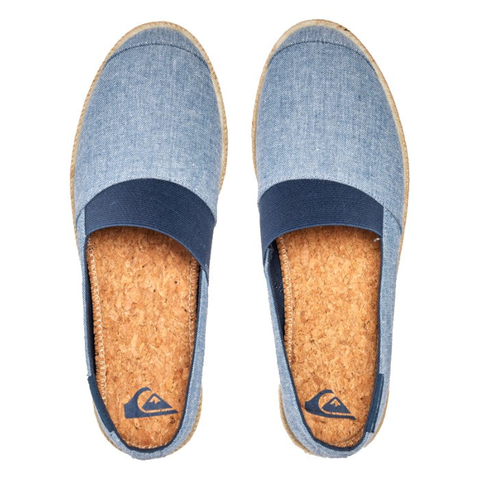 QUIKSILVER ESPADRILLED SCHOENEN - BLUE/WHITE/BLUE