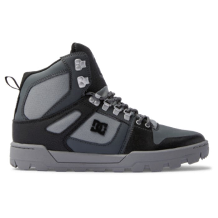 DC SHOES PURE HIGH-TOP WR LAARZEN - BLACK/GREY/BLACK