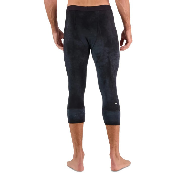 MONS ROYALE CASCADE MERINO FLEX 3/4 THERMOLEGGING - BLACK STORM WASH