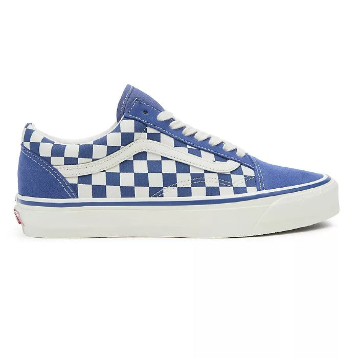 VANS MTE OLD SKOOL SCHOENEN - CHECKERBOARD MEDIUM BLUE