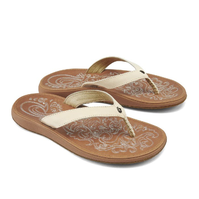 OLUKAI PANIOLO TEENSLIPPERS - TAPA/SAHARA