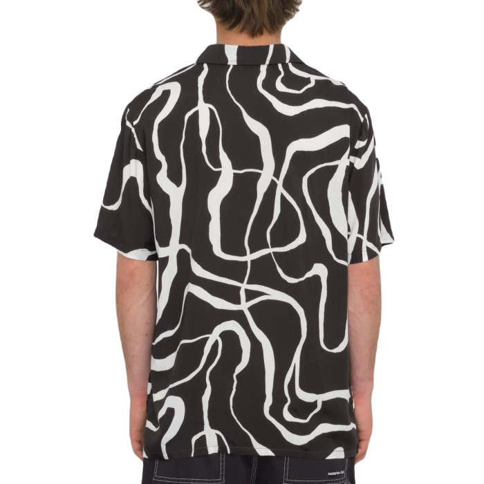 VOLCOM BOLD MOVES SHORT SLEEVE OVERHEMD - BLACK