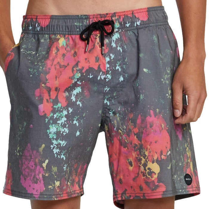 RVCA BARNES ELASTIC BOARDSHORT - BLACK MULTI