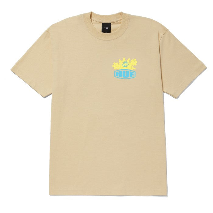 HUF MAXIMIZE SHORT SLEEVE T-SHIRT - WHEAT