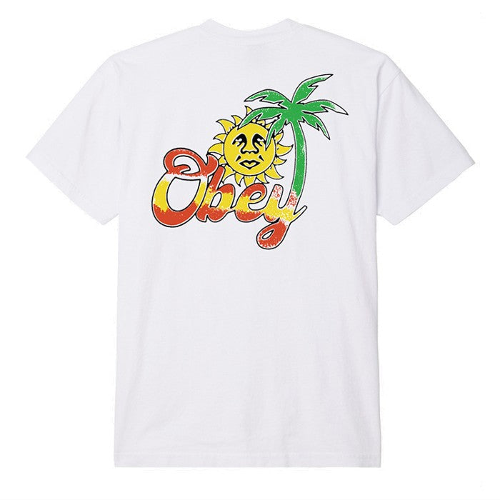 OBEY ISLAND OF OBEY T-SHIRT - WHITE