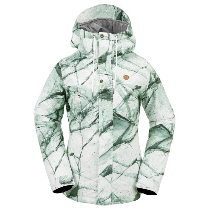 VOLCOM BOLT ISOLIERTE SKI-/SNOWBOARDJACKE – WEISSES EIS