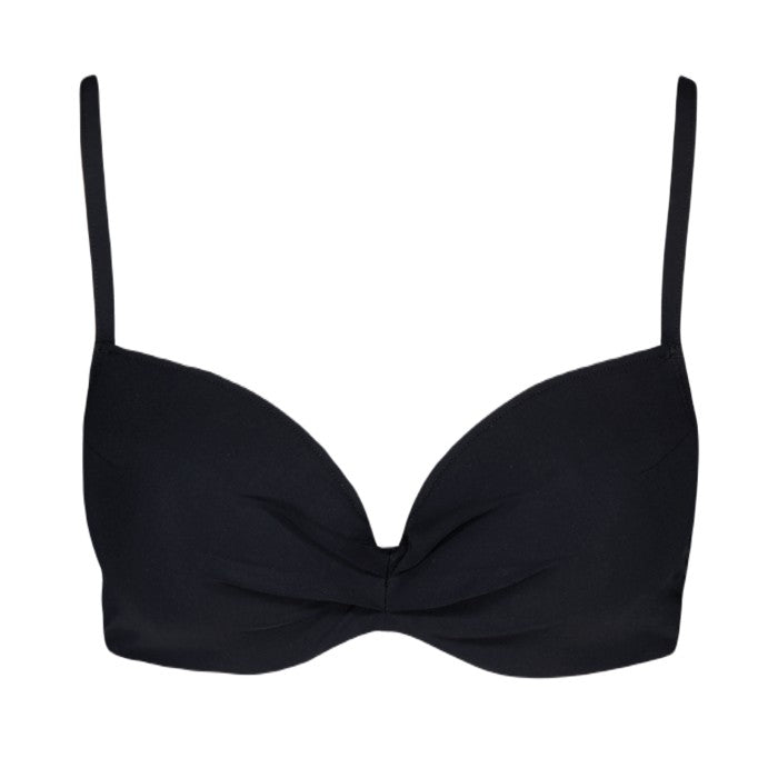 BARTS SOLID WIRE BIKINI TOP - BLACK