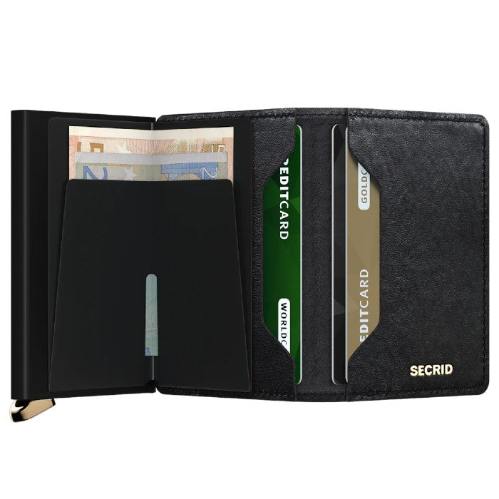 SECRID PREMIUM SLIMWALLET PORTEMONNEE - EMBOSS DIAMOND BLACK